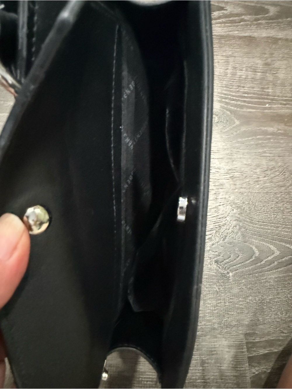 Steve Madden Black Structured Top-Handle Evelyn bag - Picture 6 of 10